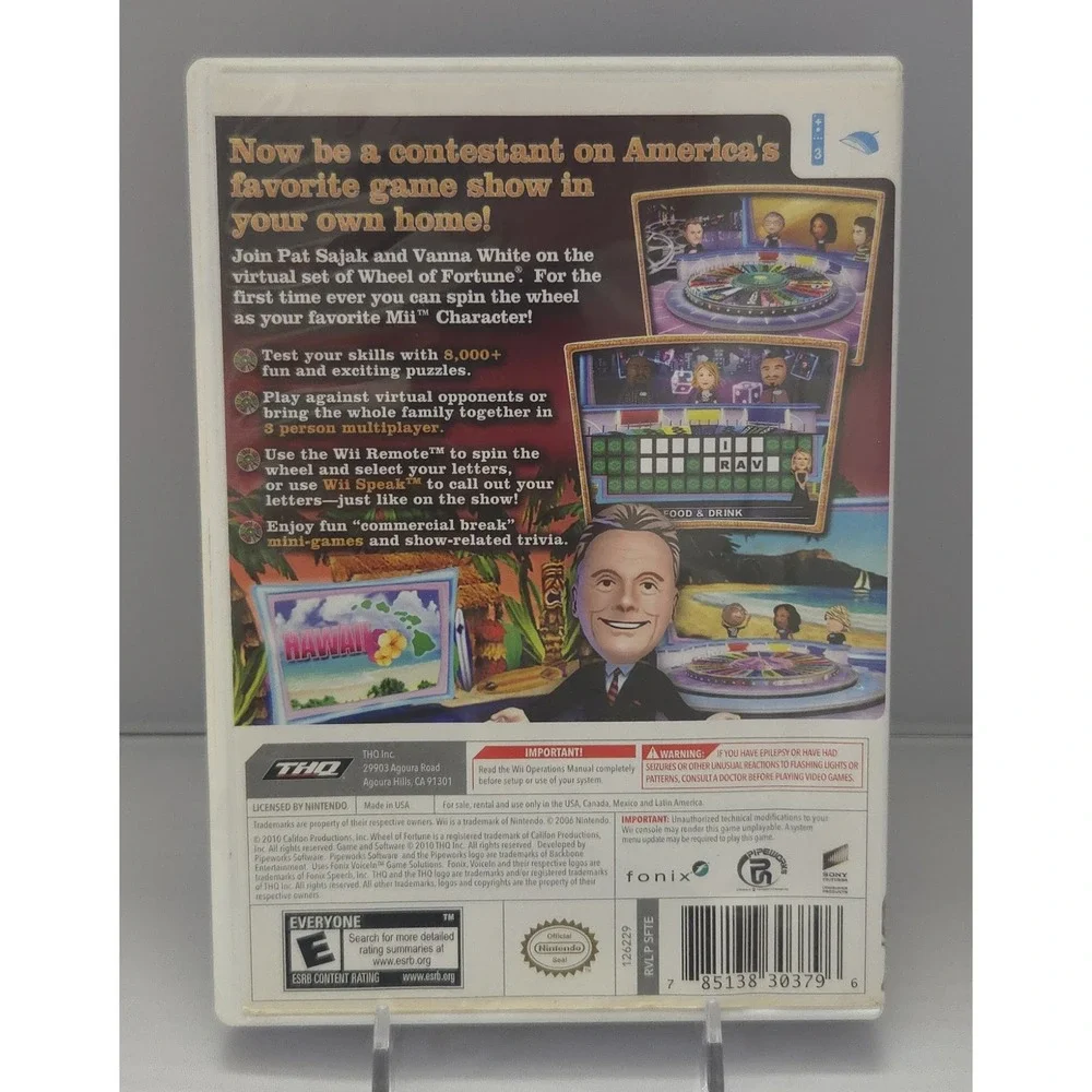 Nintendo Wii Game Show Bundle: Wheel Of Fortune & The Price Is Right‎ - Both CIB